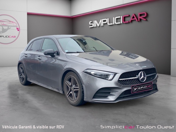 Mercedes classe a 200 7g-dct amg line / distribution a chaine / vehicule garantie 12 mois occasion simplicicar toulon ouest...