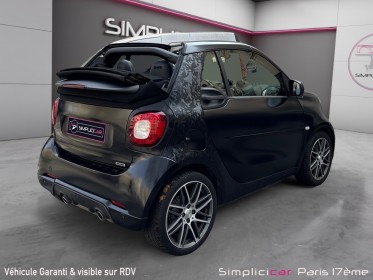 Smart fortwo cabrio 0.9 109 ch ss ba6 brabus xclusive occasion paris 17ème (75)(porte maillot) simplicicar simplicibike france