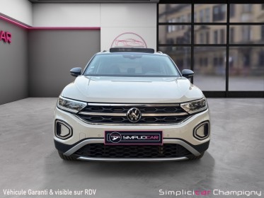 Volkswagen t-roc 1.5 tsi evo 150 dsg7 style exclusive - cuir - toit ouvrant - carplay occasion champigny-sur-marne (94)...