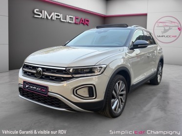 Volkswagen t-roc 1.5 tsi evo 150 dsg7 style exclusive - cuir - toit ouvrant - carplay occasion champigny-sur-marne (94)...