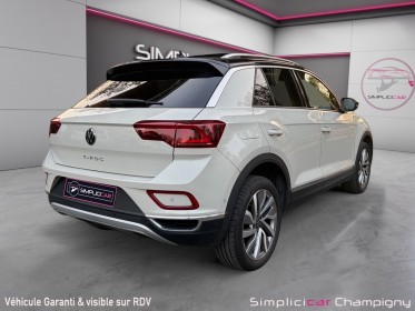 Volkswagen t-roc 1.5 tsi evo 150 dsg7 style exclusive - cuir - toit ouvrant - carplay occasion champigny-sur-marne (94)...