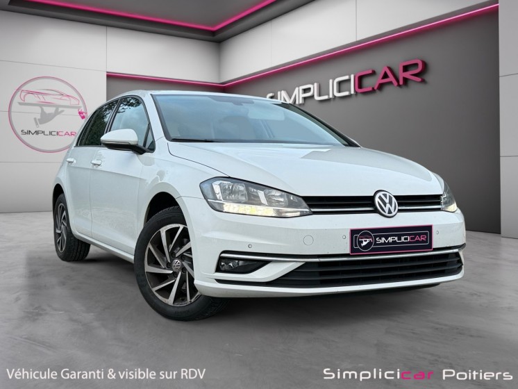 Volkswagen golf 1.0 tsi 110 sound carplay camera de recul régul adaptatif garantie 12 mois occasion simplicicar poitiers...