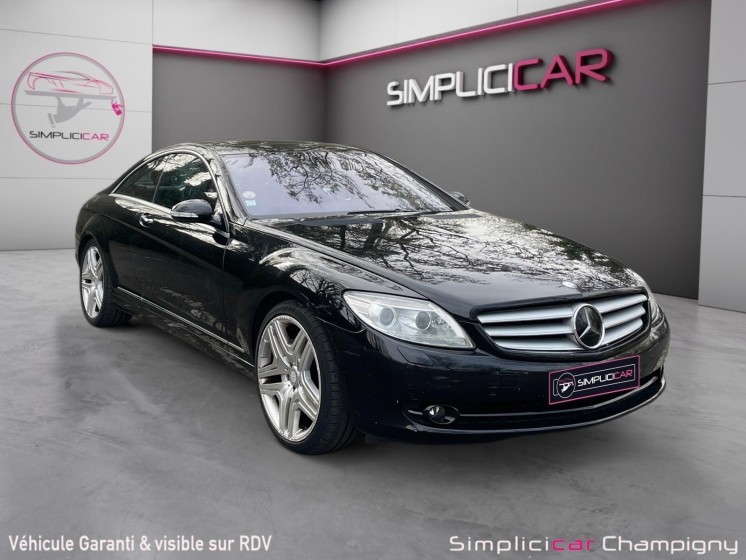Mercedes classe cl 500 7g-tronic a - toit ouvrant - gps -cuir -siège électrique-camera de recul occasion...