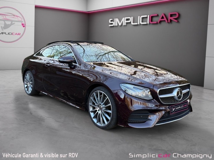 Mercedes classe e coupe 200 9g-tronic 4-matic full options -pack amg line -intérieur-cuir-sièges chauffants-burmester sound...