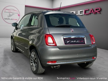 Fiat 500 my17 1.2 69 ch lounge toit pano grand ecran garantie 12 mois occasion simplicicar villebon-sur-yvette simplicicar...