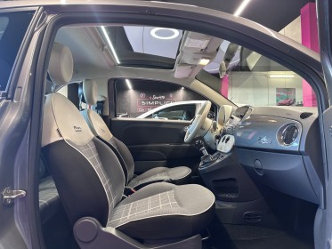 Fiat 500 my17 1.2 69 ch lounge toit pano grand ecran garantie 12 mois occasion simplicicar villebon-sur-yvette simplicicar...