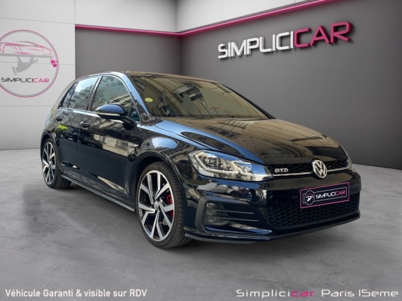 Volkswagen golf 2.0 tdi 184 bluemotion technology fap dsg7 gtd occasion paris 15ème (75) simplicicar simplicibike france