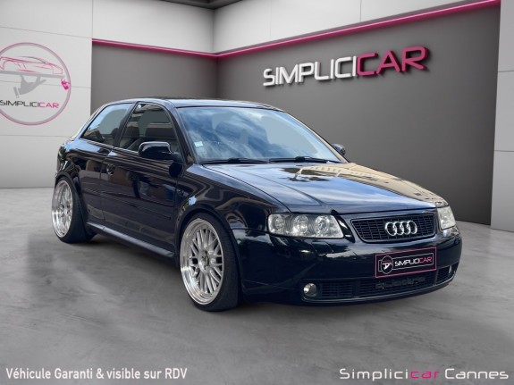 Audi s3 quattro 1.8t stage 1 mrc 280 ch. courroie neuve. occasion cannes (06) simplicicar simplicibike france