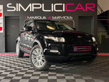 Land rover range rover evoque sd4 prestige a - garantie 12 mois - occasion  simplicicar aix les bains simplicicar...