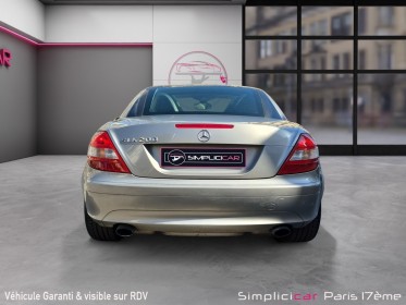 Mercedes slk 200 k a occasion paris 17ème (75)(porte maillot) simplicicar simplicibike france