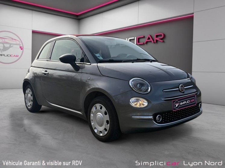 Fiat 500c serie 6 1.2 69 ch pop cabriolet/ garantie 12 mois occasion simplicicar lyon nord simplicicar simplicibike france