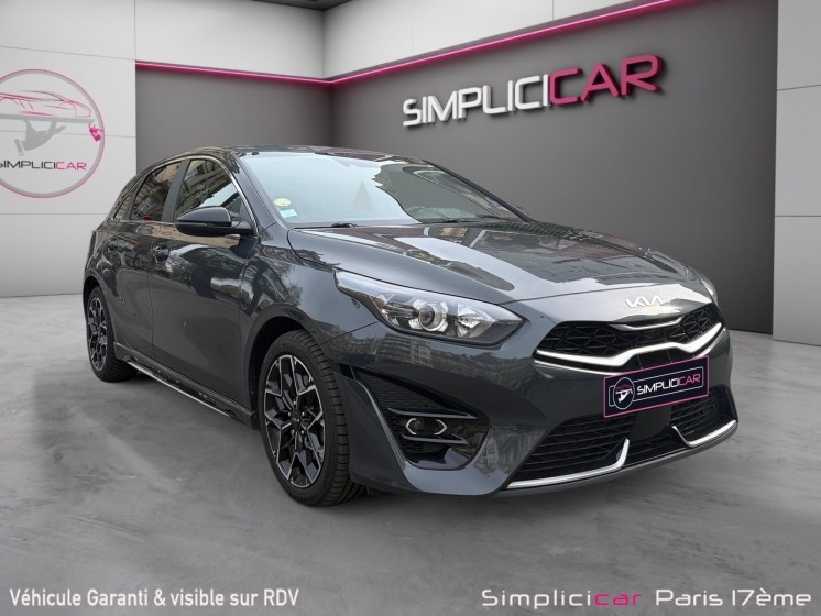 Kia ceed 1.6 crdi 136 ch mhev dct7 gt line carplay caméra de recul garantie 12 mois occasion paris 17ème (75)(porte...