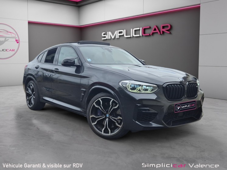 Bmw x4 m f98 510ch bva8 compétition fr toit ouvrant pano echappement sport 360° full suivi bmw garantie 12 mois occasion...