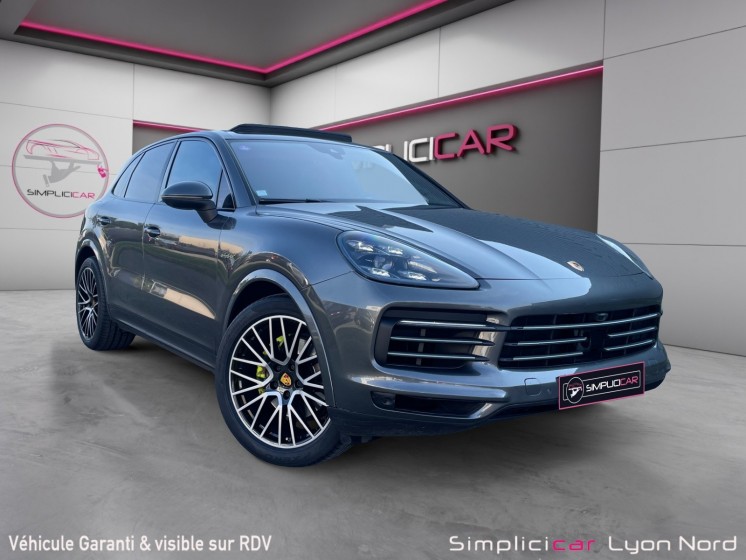 Porsche cayenne e-hybrid 3.0 v6 462 ch tiptronic bva s  vitres acoustiques , sièges ventilé,audio bose, volant chauffant......