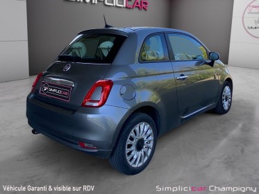 Fiat 500 serie 6 euro 6d 1.2 69 ch s/s dualogic lounge toit panoramique -carplay idéal jeune permis occasion...