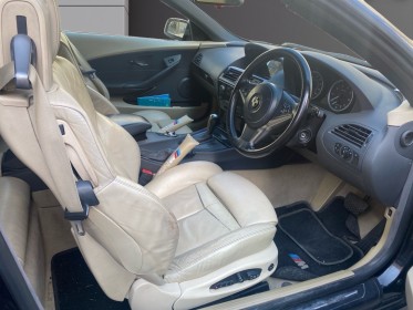 Bmw serie 6 cab e64 645ci sequentielle smg volant a droite occasion paris 17ème (75)(porte maillot) simplicicar simplicibike...
