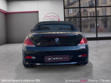 Bmw serie 6 cab e64 645ci sequentielle smg volant a droite occasion paris 17ème (75)(porte maillot) simplicicar simplicibike...