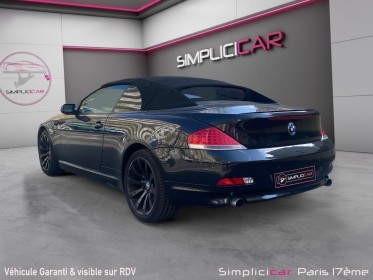 Bmw serie 6 cab e64 645ci sequentielle smg volant a droite occasion paris 17ème (75)(porte maillot) simplicicar simplicibike...