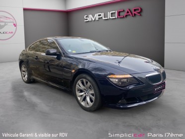 Bmw serie 6 e63 630i 272ch luxe a garantie 12 mois occasion paris 17ème (75)(porte maillot) simplicicar simplicibike france