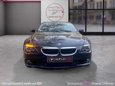 Bmw serie 6 e63 630i 272ch luxe a garantie 12 mois occasion paris 17ème (75)(porte maillot) simplicicar simplicibike france