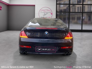 Bmw serie 6 e63 630i 272ch luxe a garantie 12 mois occasion paris 17ème (75)(porte maillot) simplicicar simplicibike france