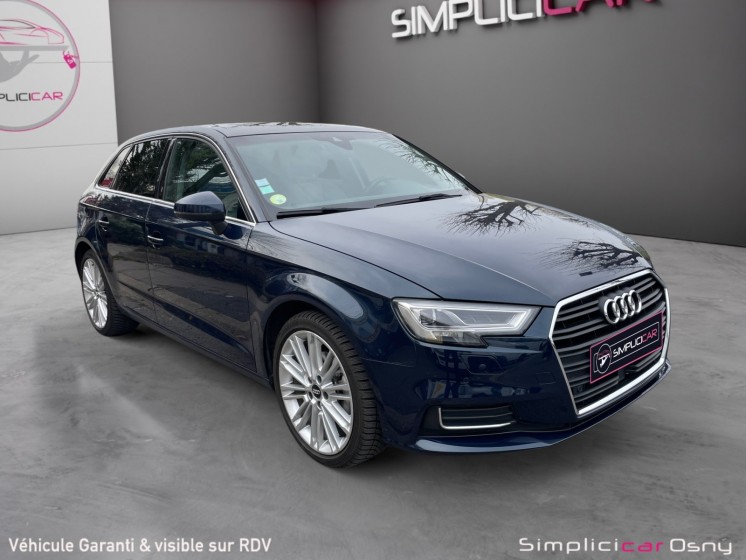 Audi a3 sportback 2.0 tdi 150 s tronic 7 design luxe / toit ouvrant / sièges chauffants / garantie 12 mois occasion osny...