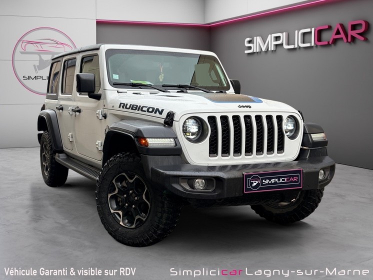 Jeep wrangler my21 unlimited 4xe 2.0 l t 380 ch phev 4x4 bva8 rubicon - entretien jeep occasion simplicicar lagny ...