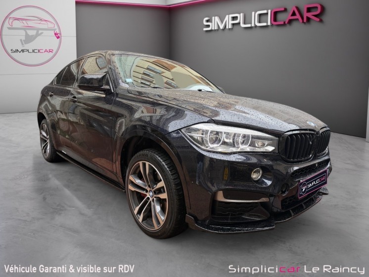 Bmw x6 f16 m50d 381 ch pack performance m toit ouvrant entretiens full bmw garantie 12 mois occasion simplicicar le raincy...