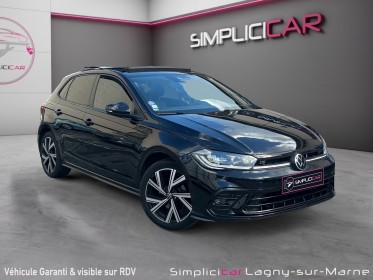 Volkswagen polo 1.0 tsi 110 ss dsg7 r-line - toit ouvrant - apple carplay - caméra - vidéo disponible occasion simplicicar...