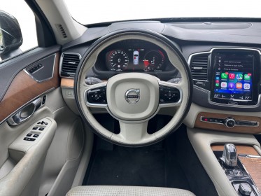 Volvo xc90 inscription luxe t8 twin engine 30387ch 7pl carplay / toit ouvrant / siÈges chauffants ventilÉs / camÉra 360...