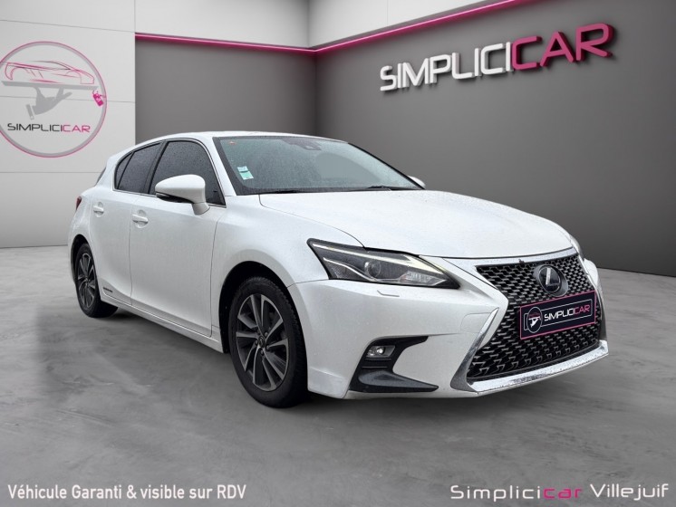 Lexus ct 200h 1.8 vvt-i 16v 136 hybrid business, caméra ar, entretien lexus, bluetooth, garantie 12 mois. occasion...