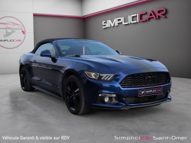 Ford mustang convertible 2.3 ecoboost 317 garantie 12 mois occasion simplicicar saint-omer simplicicar simplicibike france
