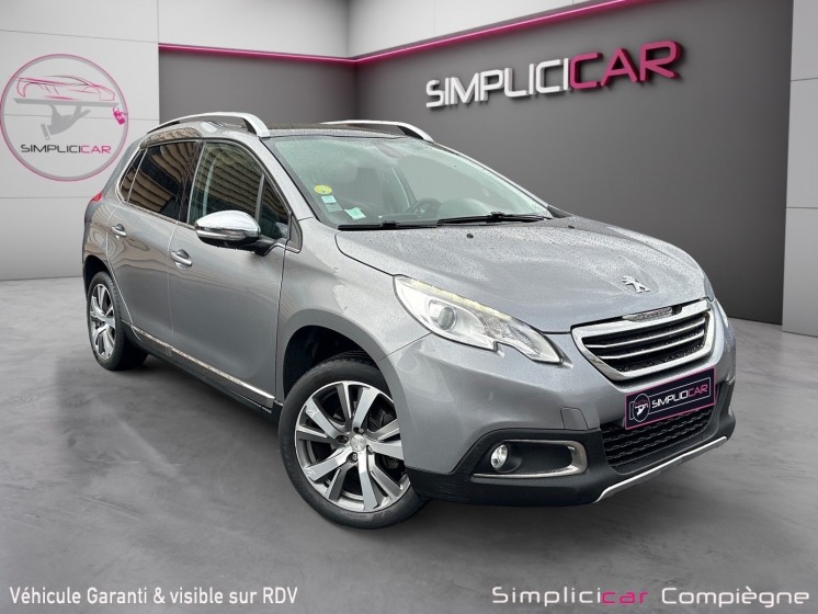 Peugeot 2008 feline 1.6 e-hdi 115ch - toit pano - faible km - distrib ok - occasion simplicicar compiegne simplicicar...
