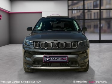 Jeep compass 1.5 t4 130 ch bvr7 e-hybrid s - caméra 360° - sièges ventilés - toit ouvrant - garantie constructeur 11/28...