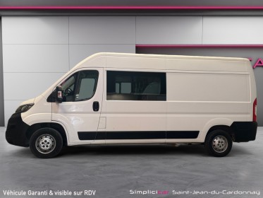 Peugeot boxer fourgon vitre 335 l3h2 bluehdi 130 7 places cabine approfondie tva récupérable occasion simplicicar...