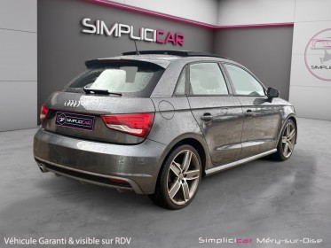 Audi a1 sportback 1.6 tdi 116 s tronic 7 s line toit ouvrant semi cuir palette au volant gps garantie 12 mois occasion...