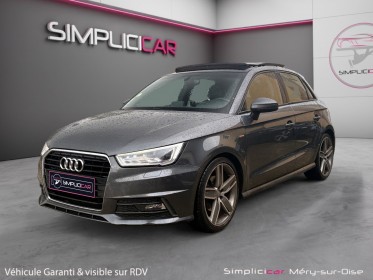 Audi a1 sportback 1.6 tdi 116 s tronic 7 s line toit ouvrant semi cuir palette au volant gps garantie 12 mois occasion...