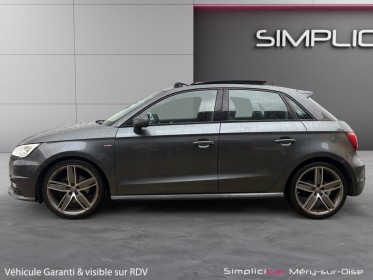 Audi a1 sportback 1.6 tdi 116 s tronic 7 s line toit ouvrant semi cuir palette au volant gps garantie 12 mois occasion...