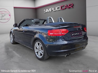 Audi a3 cabriolet 1.8 tfsi 160 s-tronic s line exclusive occasion  simplicicar nice - pfvauto simplicicar simplicibike france