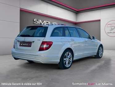 Mercedes classe c break 180 cdi blueefficiency avantgarde executive garantie 12 mois occasion simplicicar le mans simplicicar...