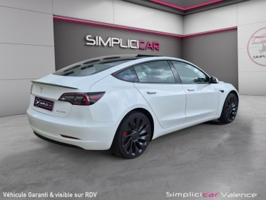 Tesla model 3 performance awd modèle 2023 avec tva hayon elec batterie garantie jusqu'en 2030 occasion simplicicar valence -...