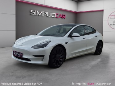 Tesla model 3 performance awd modèle 2023 avec tva hayon elec batterie garantie jusqu'en 2030 occasion simplicicar valence -...