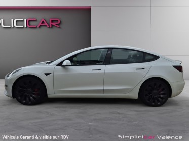 Tesla model 3 performance awd modèle 2023 avec tva hayon elec batterie garantie jusqu'en 2030 occasion simplicicar valence -...