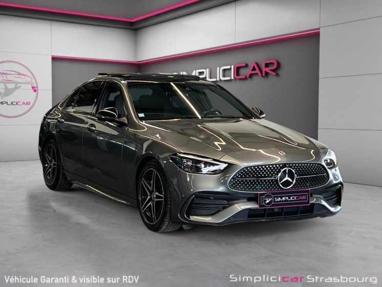 Mercedes classe c 300 e 9g-tronic amg line - toit pano - multibim - camÉra 360 - suivi exclusif mercedes - extension de......