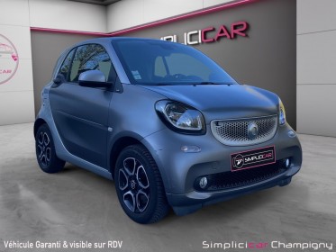 Smart fortwo coupe prime 1.0 71 ch ss ba6 camera de recul- toit panoramique - cuir -sieges chauffants - faible kilometrage...
