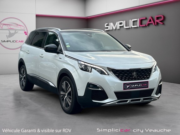 Peugeot 5008 2.0 bluehdi 180 eat8 gt line 7 pl / attelage / carplay / caméra occasion simplicicar andrézieux simplicicar...
