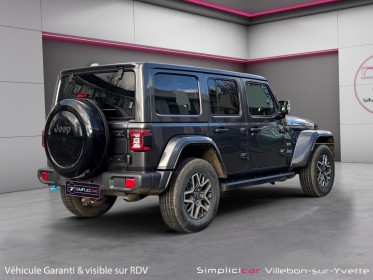 Jeep wrangler unlimited 4xe 380 ch phev 4x4 overland carplay siège chauff régulateur adaptatif garantie 12 mois occasion...