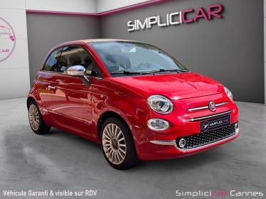 Fiat 500c serie 3 1.2 8v 69 ch lounge - garantie 12 mois - etatt parfait ! occasion cannes (06) simplicicar simplicibike france