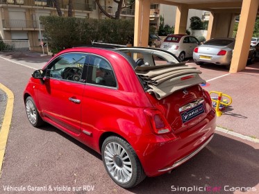 Fiat 500c serie 3 1.2 8v 69 ch lounge - garantie 12 mois - etatt parfait ! occasion cannes (06) simplicicar simplicibike france