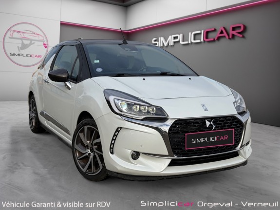 Ds ds3 cabriolet 110ch eat6 sport chic / full led / camera de recul / carplay / distribution ok / moteur de capote a revoir...